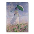Trademark Fine Art Woman With a Parasol 30 x 47 Canvas Art
