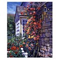 Trademark Fine Art Magnificent Climbing Roses 18 x 24 Canvas Art