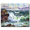 Trademark Fine Art Malibu Coastline 26 x 32 Canvas Art