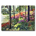 Trademark Fine Art Azalea Forest Grove 26 x 32 Canvas Art