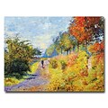 Trademark Fine Art The Sheltered Path 18 x 24 Canvas Art