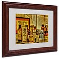 Trademark Fine Art Vintage Medicines 11 x 14 Wood Frame Art