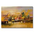 Trademark Fine Art City Reflections V 22 x 32 Canvas Art