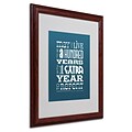 Trademark Fine Art Irish Proverb I 16 x 20 Wood Frame Art