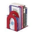 MMF Industries™ STEELMASTER® 5 3/8 Deluxe Sorter Curved Bookend, Red