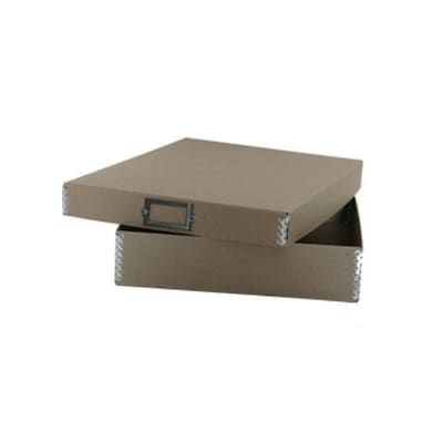 JAM Paper File Box, Letter Size, Brown Kraft (9039BR)
