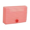 JAM Paper® Plastic Business Card Case with Snap Closure, Pink Wave, Sold Individually (245012473)