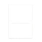 JAM Paper® Blank Foldover Cards, A6 size, 4 5/8 x 6 1/4, White Panel, 25/pack (309927C)