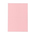 JAM Paper® Blank Foldover Cards, A7 size, 5 x 6 5/8, Baby Pink, 25/pack (530913122C)