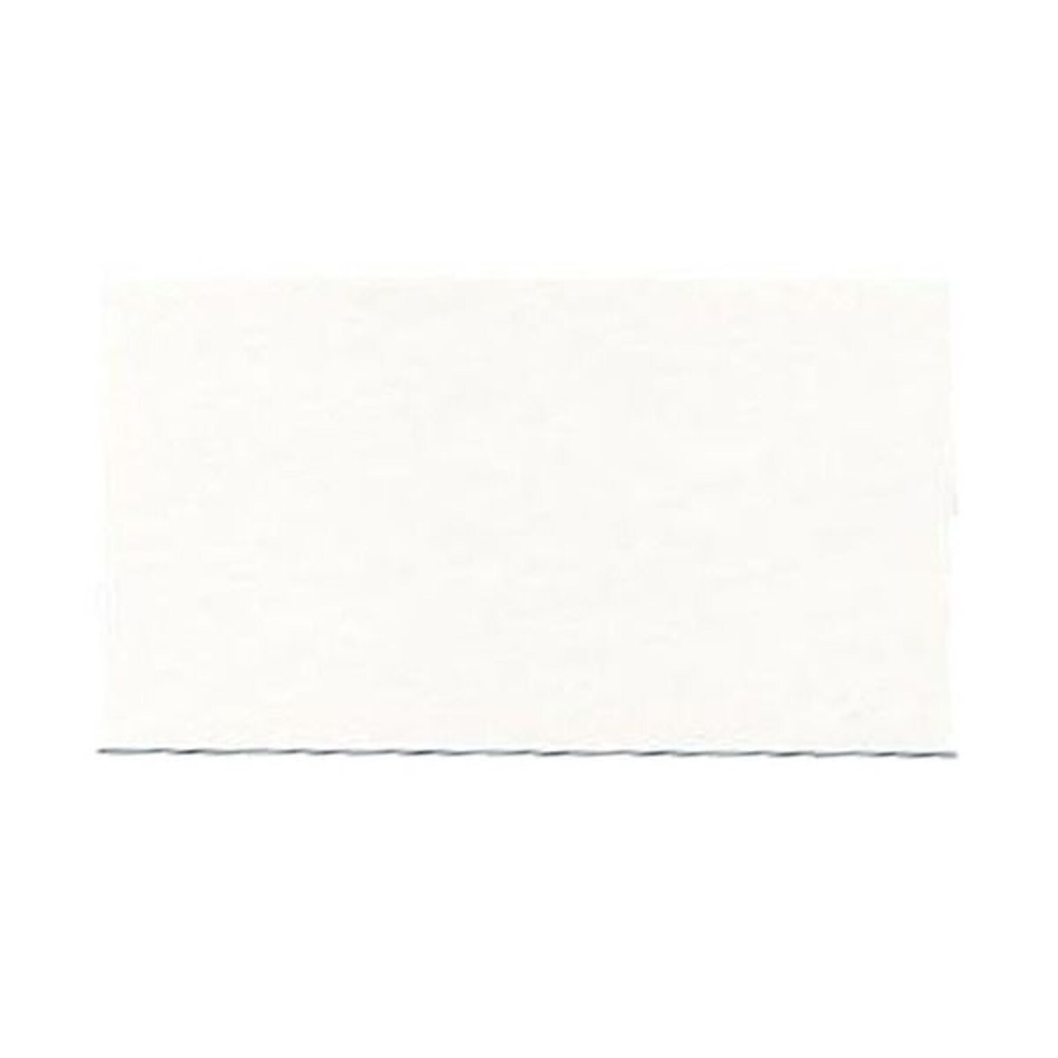 JAM Paper® Blank Note Cards, 3drug size, 2 x 3.5, White, 100/pack (11756574)