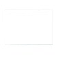 JAM Paper® Blank Note Cards with Panel Border, 4bar size 3 1/2 x 4 7/8, White, 100/pack (175965)