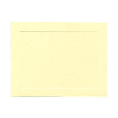 JAM Paper® Blank Note Cards, A2 size, 4.25 x 5.5, Ivory with Panel Border, 500/box (0175981B)