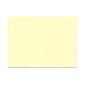 JAM Paper® Blank Note Cards, A6 size, 4 5/8 x 6 1/4, Ivory, 100/pack (175991)