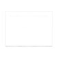JAM Paper® Blank Note Cards with Panel Border, A7 size, 5 1/8 x 7, White, 100/pack (1751009)