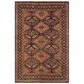 Feizy® Isabella Pure Wool Pile Border Rug; 86 x 116, Brown/Brown