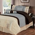 Trademark Global® Lavish Home 7 Piece Embroidered Comforter Set, King, Samantha