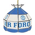 Trademark Global® 16 Stained Glass Tiffany Lamp, Air Force Falcons NCAA
