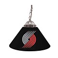 Trademark Global® 14 Single Shade Bar Lamp, Black, Portland Trail Blazers NBA