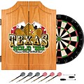 Trademark Global® Solid Pine Dart Cabinet Set, Texas Holdem