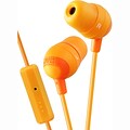 JVC Marshmallow HAFR37 Inner Ear Headphone With Mic; Orange