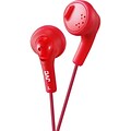 JVC Gumy HAF160 Earbud Headphone; Red