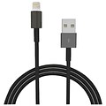 4XEM™ 6 8 Pin Lightning to USB Cable; Black