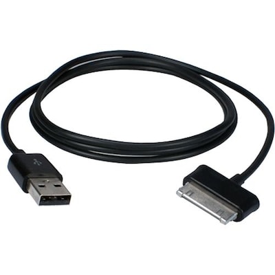 QVS® 9.84 USB Sync and Charger Cable; Black
