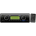Pyle® PLMR86B AM/FM-MPX Electronic Tuning Radio MP3 Audio Player With USB/SD/MMC; Black