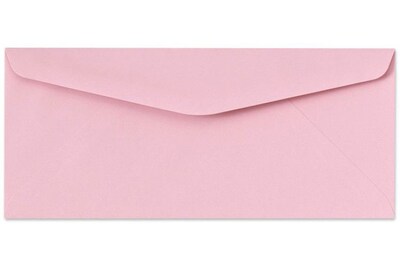 LUX® 60lbs. 4 1/8 x 9 1/2 #10 Regular Envelopes, Pastel Pink, 500/BX