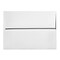 LUX® 60lb 6x9 1/2 Square Flap Envelopes W/Peel&Press; White, 500/BX