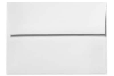 LUX® 60lb 4 3/4x6 1/2 Square Flap Envelopes W/Peel&Press; White, 500/BX