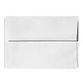 LUX® 70lbs. 4 3/4 x 6 1/2 Square Flap Envelopes W/Glue, White Linen, 250/BX