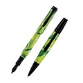 Monteverde® Intima Ballpoint and Fountain Pen Set, Neon Green