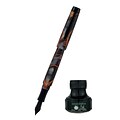 Monteverde® Intima Fountain Pen W/Black Ink Bottle, Volcano Gray