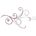 RoomMates® Holiday Scroll Peel and Stick Giant Wall Decal; 51 1/2 x 29 1/2