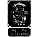 RoomMates® Christmas Countdown Chalkboard Peel and Stick Wall Decal, 27 x 40