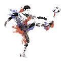 RoomMates® Mens Soccer Champion Peel and Stick Giant Wall Decal, 18 x 40
