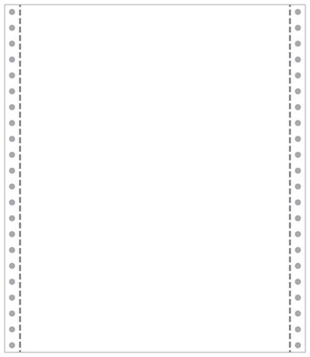 Printworks® Professional 2-Part 9.5" x 11" Blank Computer Paper, 13 lbs., 92 Brightness, 1400 Sheets/Carton (PRB02242)