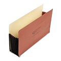 Wilson Jones® Legal Straight Tab File Pocket W/7 Expansion; Redrope, 10/Box