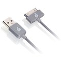 Iogear® 6.5 USB to 30-Pin Charge and Sync Cable; Gray