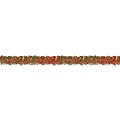 Beistle 4 x 15 6-Ply Flame Resistant Metallic Festooning Garland; Red/Green, 2/Pack