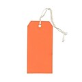 JAM Paper® Gift Tags with String, Medium, 2 3/8 x 4 3/4, Orange, 10/pack (39197117)