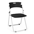 OFM Flexure 4-Pack Plastic Folding Chair, Black (303-4PK-P0)