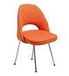Modway Cordelia 33"H Tweed Fabric Dining Side Chair; Orange