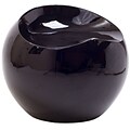 Modway ABS Plastic Plop Stool, Black