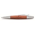 Faber-Castell E-Motion Propelling Pencil, Pearwood/Chrome Brown