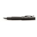 Faber-Castell E-Motion Fountain Pen, Medium Nib, Pure Black