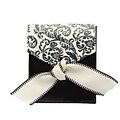 HBH™ Flourish Favor Boxes, Ivory/Black