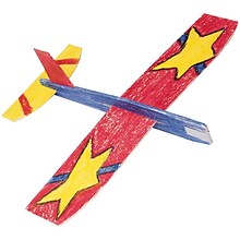 Educraft Cloud Climbers Wooden Toy Airplane Craft Kit, 36/Pack (GP619)