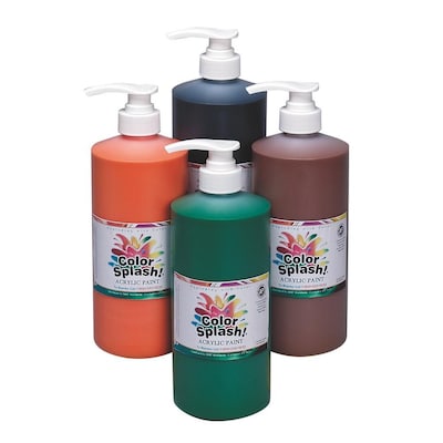 Color Splash® 32 oz. Acrylic Paint Set With Pump
